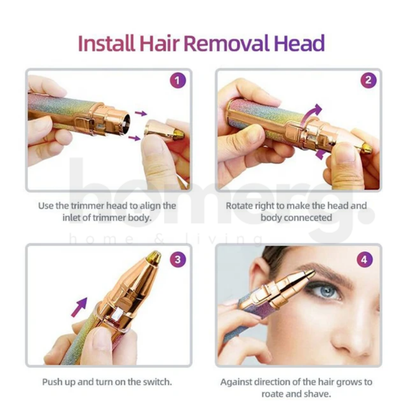 2 in 1 Rechargeable Women's Hair Remover