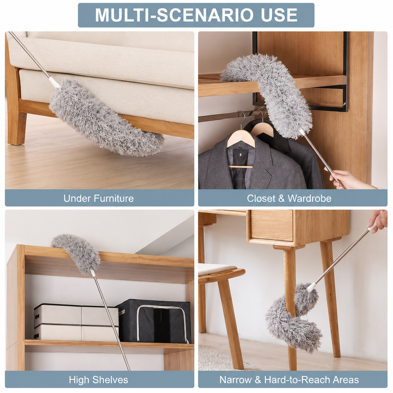 Flexible & Extendable Microfiber Duster